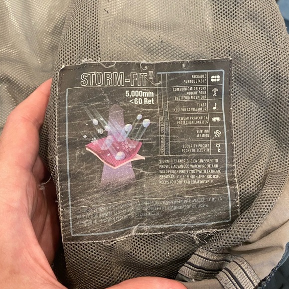 Vintage Nike ACG 3 Outer Layer Rain Jacket 2 Tone Blue Sz M - Picture 14 of 16